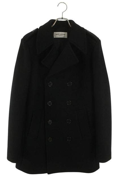 Saint Laurent Paris Coat Black Size L