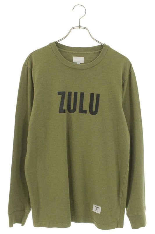 Supreme ZULU Print Long Sleeve T-Shirt Green Size M