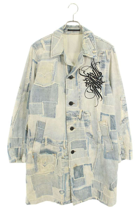 Dries Van Noten 17SS Denim Coat Blue Size 48