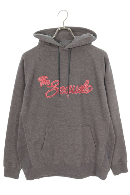 SEQUEL 23AW Logo Print Hoodie Gray Size L