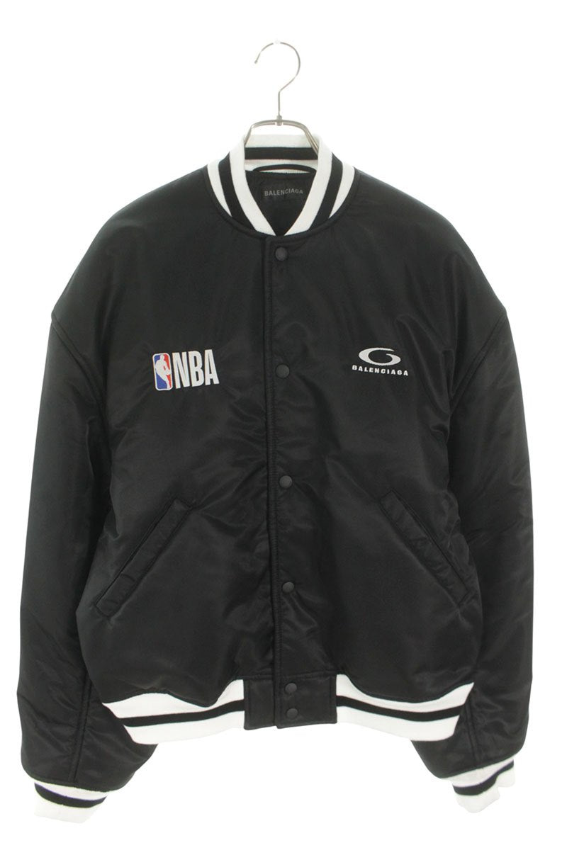 BALENCIAGA NBA Bomber Jacket Black Size M