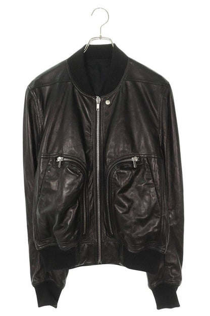 Rick Owens 25AW LBY Leather Jacket Black Size 50