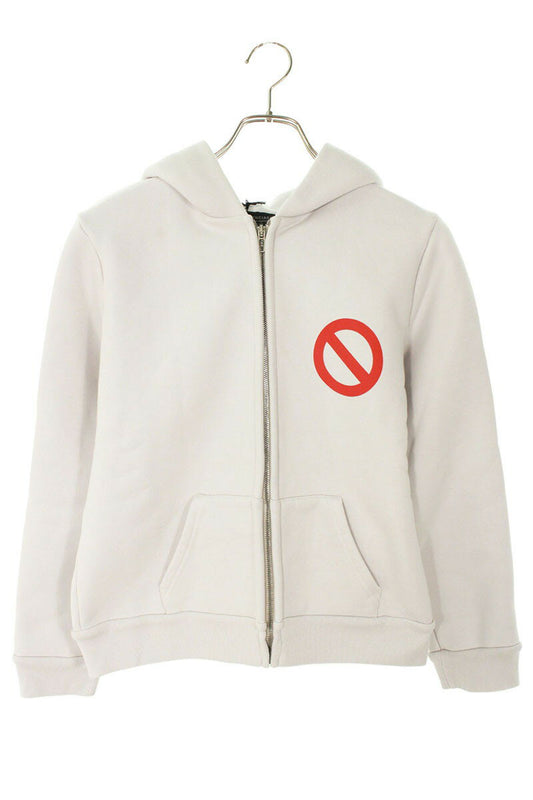 Balenciaga BFRND Zip Hoodie White Size L