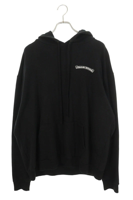Chrome Hearts SWTSHRT PLVR LTD Logo Pullover Hoodie Black x Red Size L