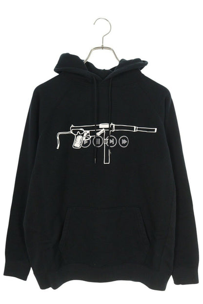 SEQUEL 22AW Logo Print Hoodie Black Size S
