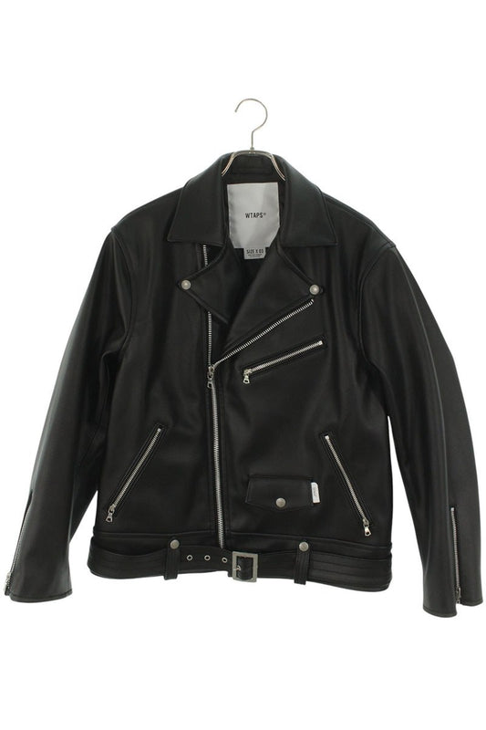 Wtaps 23AW Leather Jacket Black Size 3