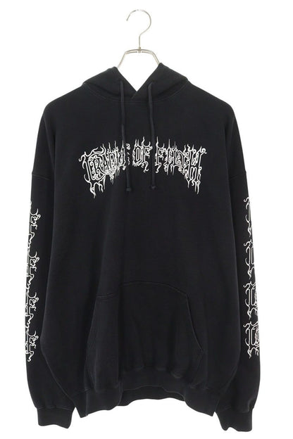 Vetements 25AW COF LOGO OVERSIZED Pullover Hoodie Black Size XS