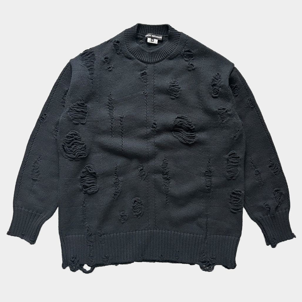JUNYA WATANABE AD24 Destory Sweater Black Size M