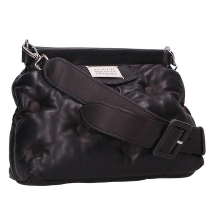 Maison Margiela Glam Slam Leather Shoulder Bag Black