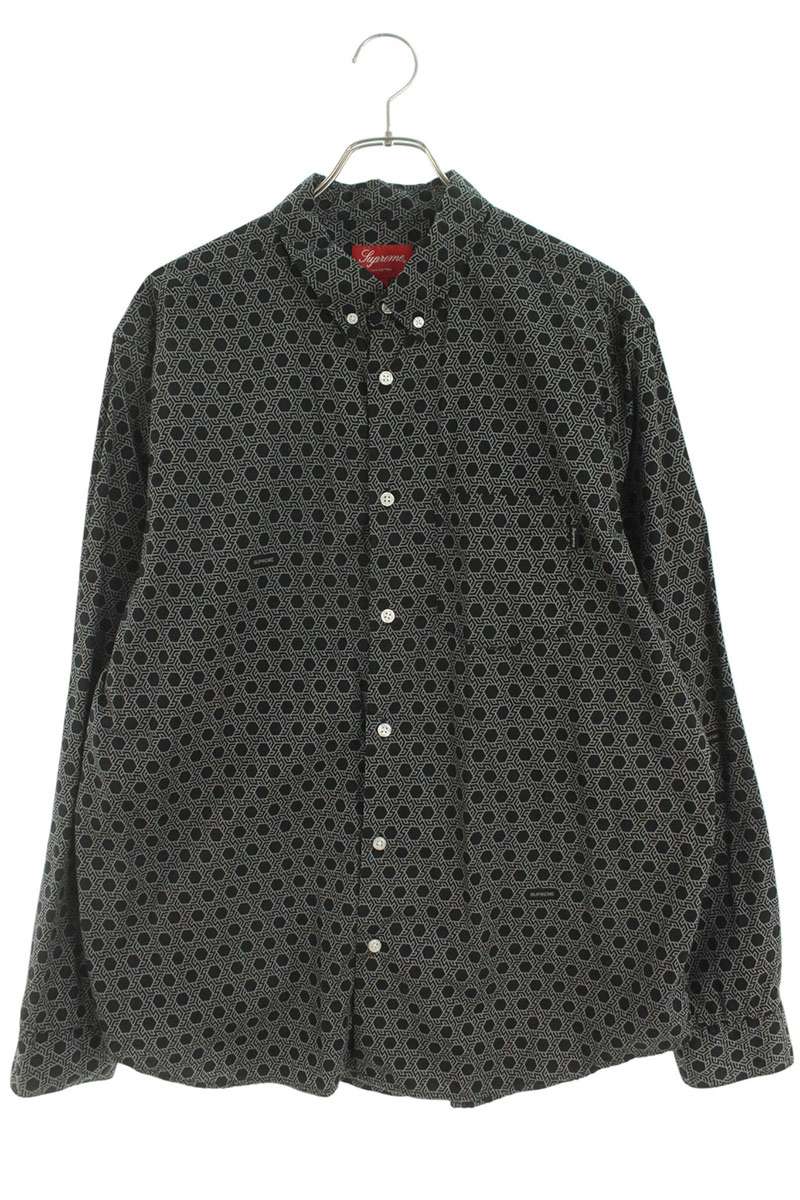 Supreme 19AW Monogram Shirt Black Size L
