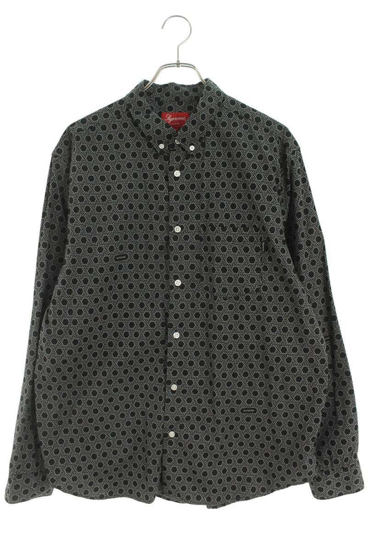 Supreme 19AW Monogram Shirt Black Size L