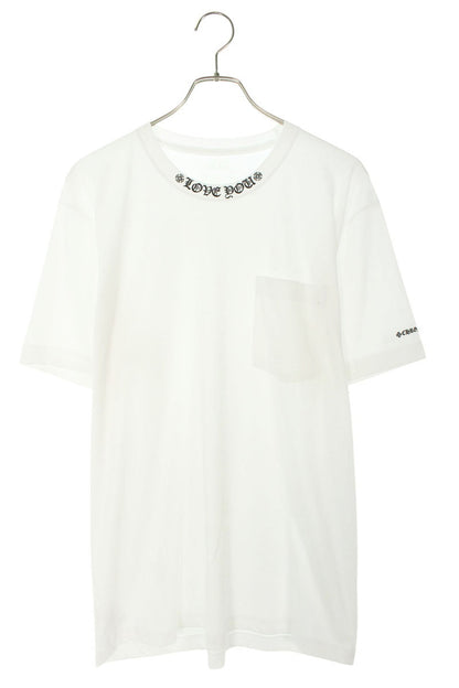 Chrome Hearts CH T-SHRT LOVE YOU Print T-Shirt White Size L
