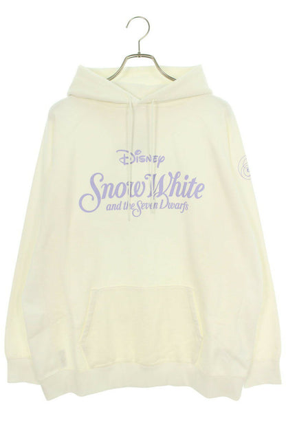 SEQUEL 24AW white Print Pullover Hoodie White Size XL