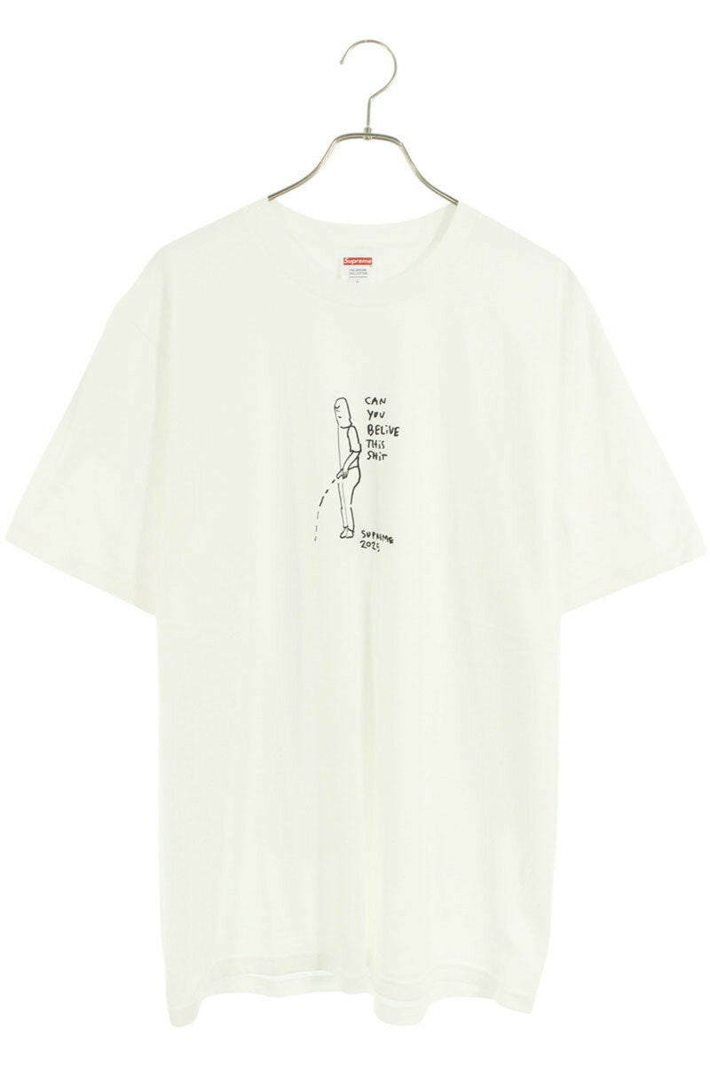 Supreme 25SS Piss Tee T-Shirt White Size L