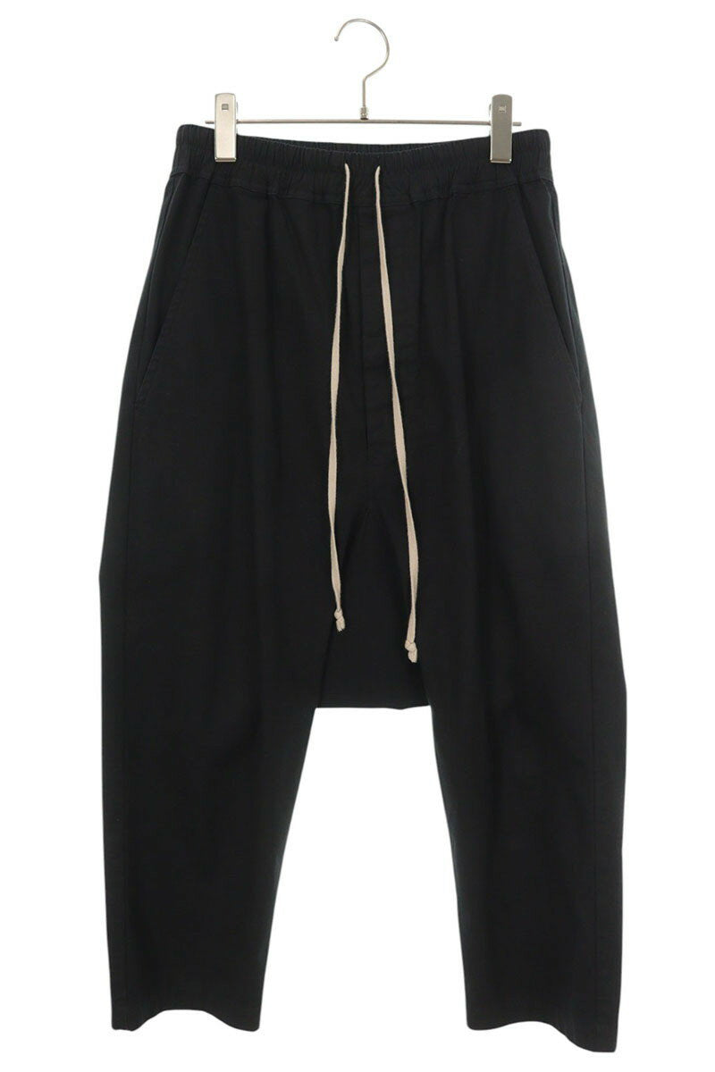 Rick Owens Drawcord Cropped Pants Black Size 33