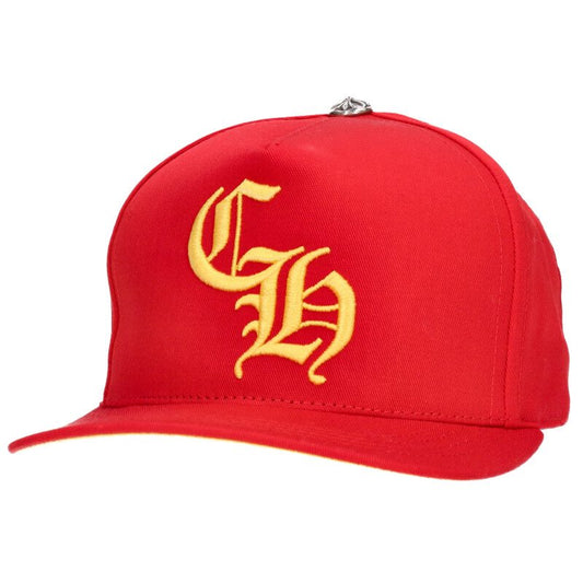 Chrome Hearts CH Hat Baseball Cap Red & Silver Size ONE SIZE