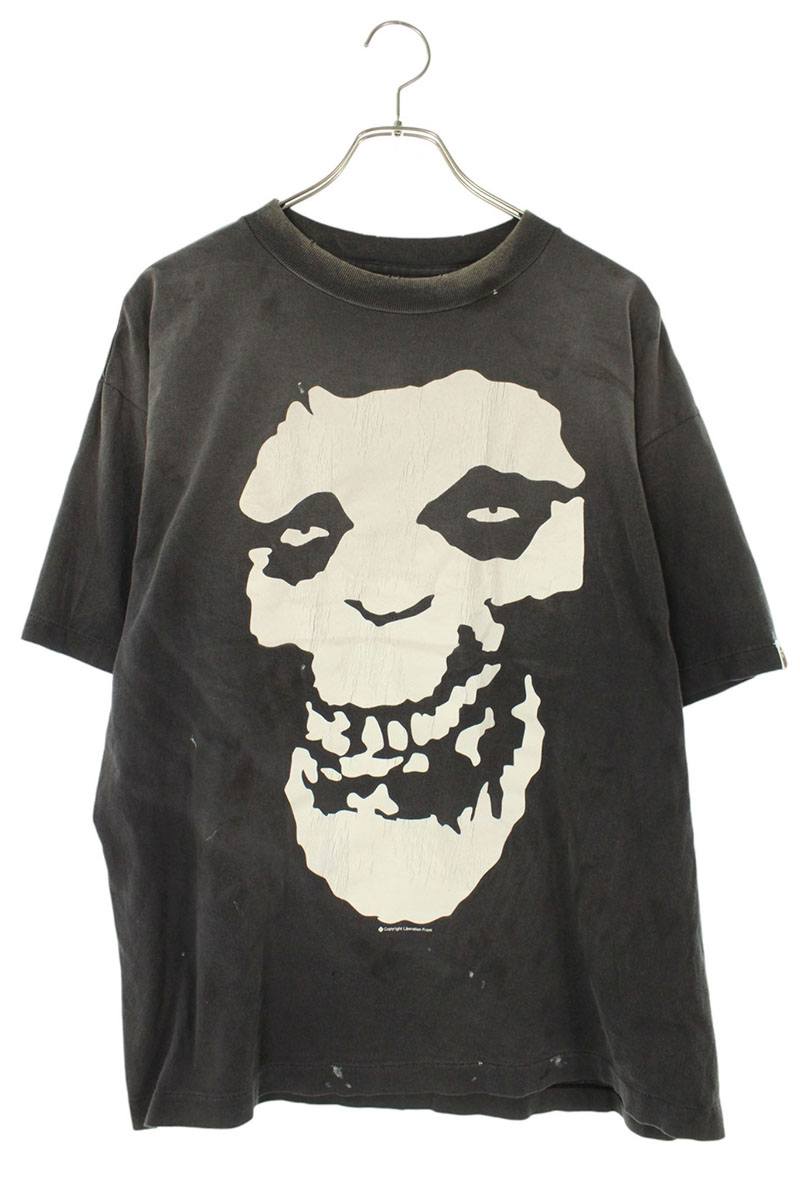 Bape x Saint Michael LOVE Print T-Shirt Black Size L