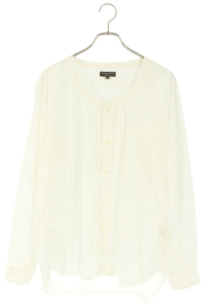 Vintage Comme des Garcons Tops - COMME des GARCONS HOMME PLUS Cut-Off L/S Shirt White Size M - Authentic Archive