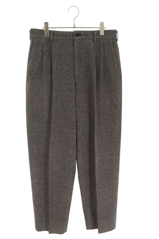 Vintage Comme des Garcons Bottoms - COMME des GARCONS HOMME 1995 Tanaka Era Wool Trousers Gray Size 34 - Authentic Archive