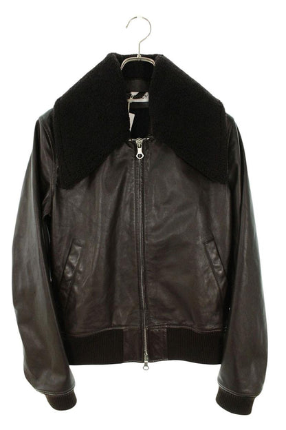 Our Legacy PHAROS BOMBER Leather Jacket Brown Size S