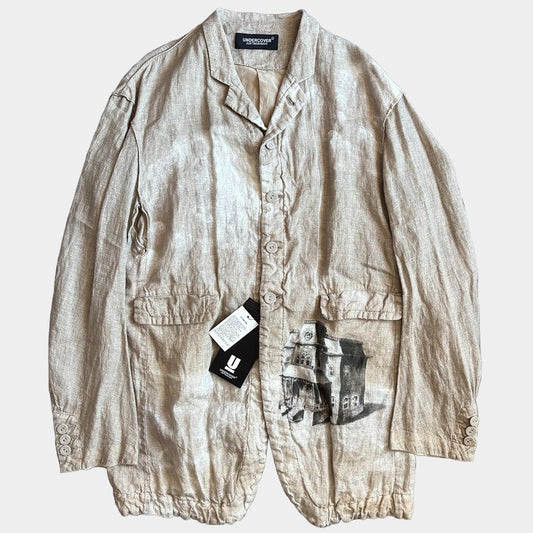 UNDERCOVER 25SS Graphic Jacket Beige Size 4