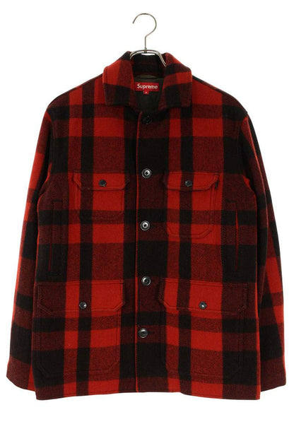 Supreme Wool Blouson Red x Black Size S