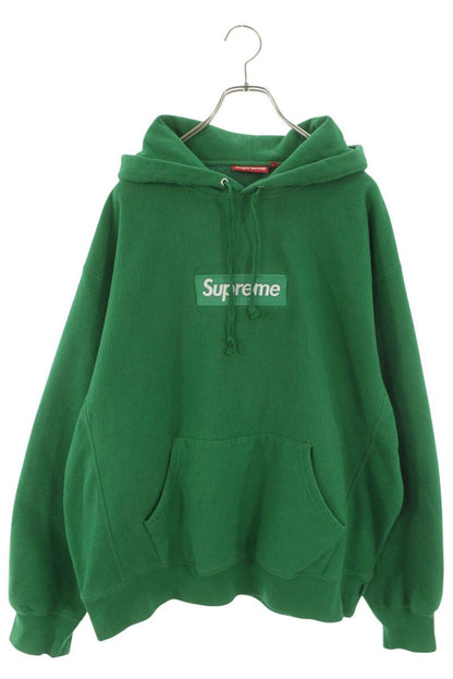 Supreme 24AW Box Logo Hooded Sweatshirt Green Size L