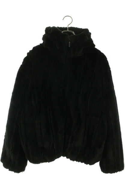 Supreme 24AW Faux Fur Hooded Jacket Blouson Black Size S