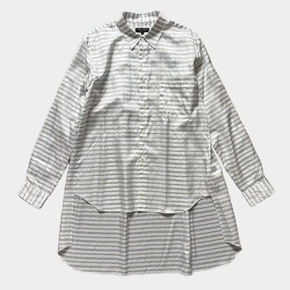 COMME DES GARCONS HOMME PLUS 24AW Striped Shirt White Size S