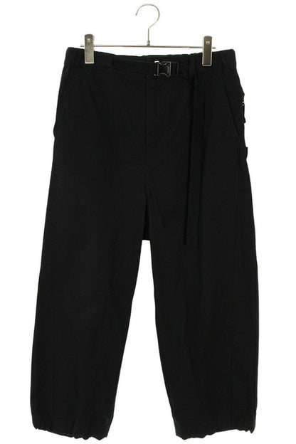 Sacai 25SS Cotton Long Pants Black Size 28