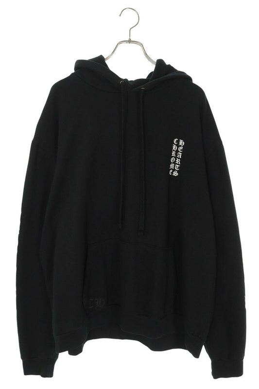 Chrome Hearts SWTSHRT PLVR Logo Print Pullover Hoodie Black Size XL