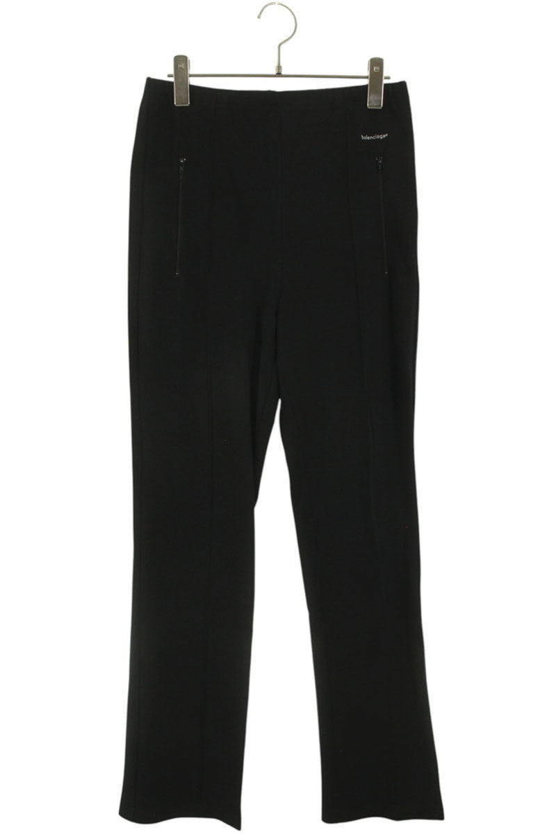 Balenciaga 17AW Logo Print Long Pants Black Size S