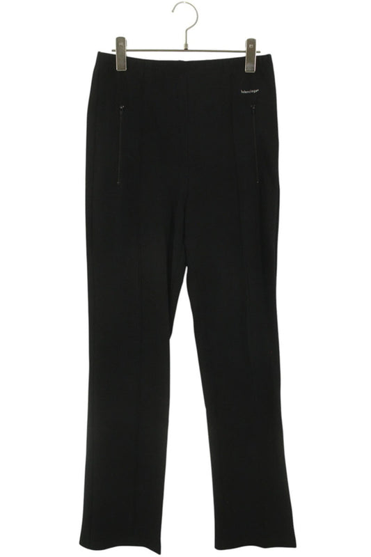Balenciaga 17AW Logo Print Long Pants Black Size S