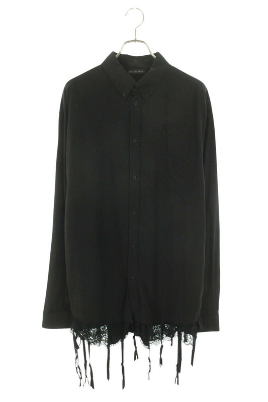Balenciaga Long Sleeve Shirt Black Size XS