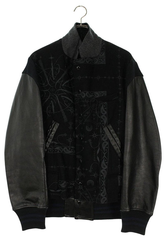Sacai Leather Blouson Black Size M