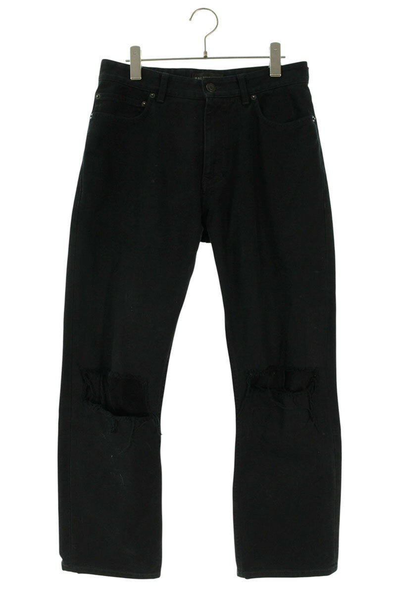 Balenciaga Denim Pants Black Size XS