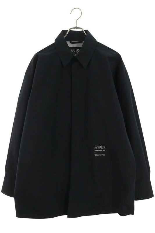 Maison Margiela x Salomon 24AW Logo Long Sleeve Shirt Black Size L