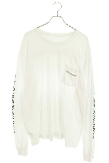 Chrome Hearts Back Label Long Sleeve Tee White Size XXL