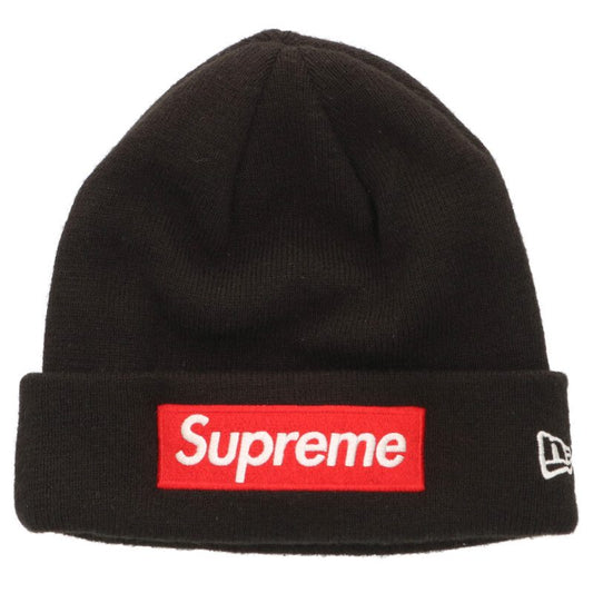 Supreme Logo Beanie Black Size ONE SIZE