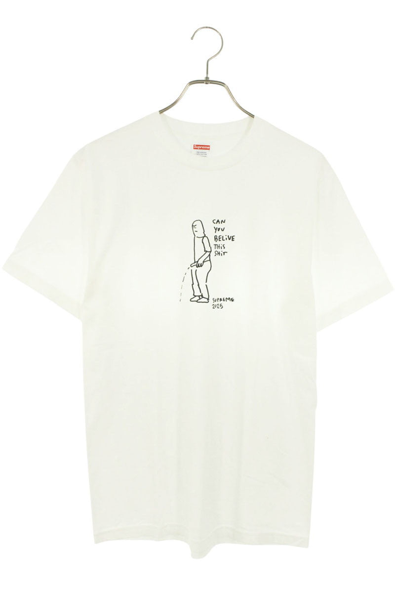 Supreme 25SS Piss Tee T-Shirt White Size S