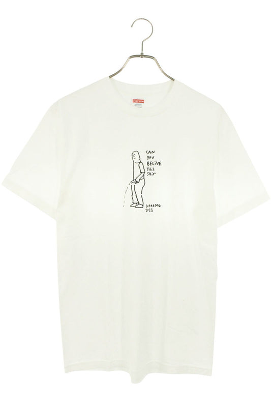 Supreme 25SS Piss Tee T-Shirt White Size S