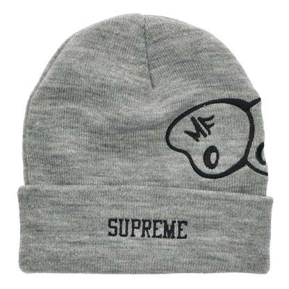 Supreme 23AW Embroidered Beanie Gray Size ONE