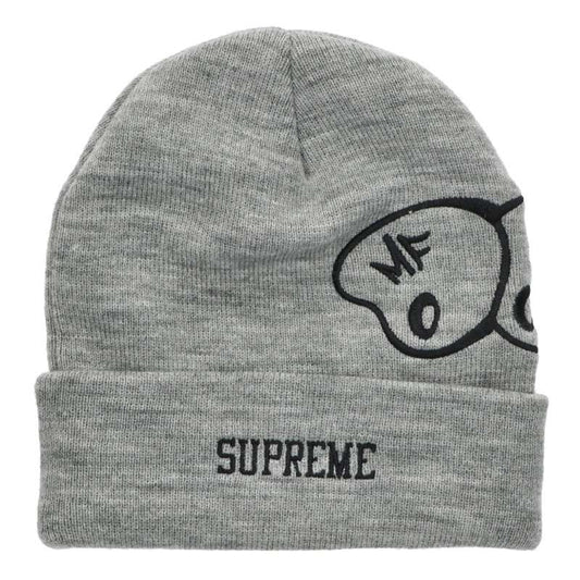 Supreme 23AW Embroidered Beanie Gray Size ONE