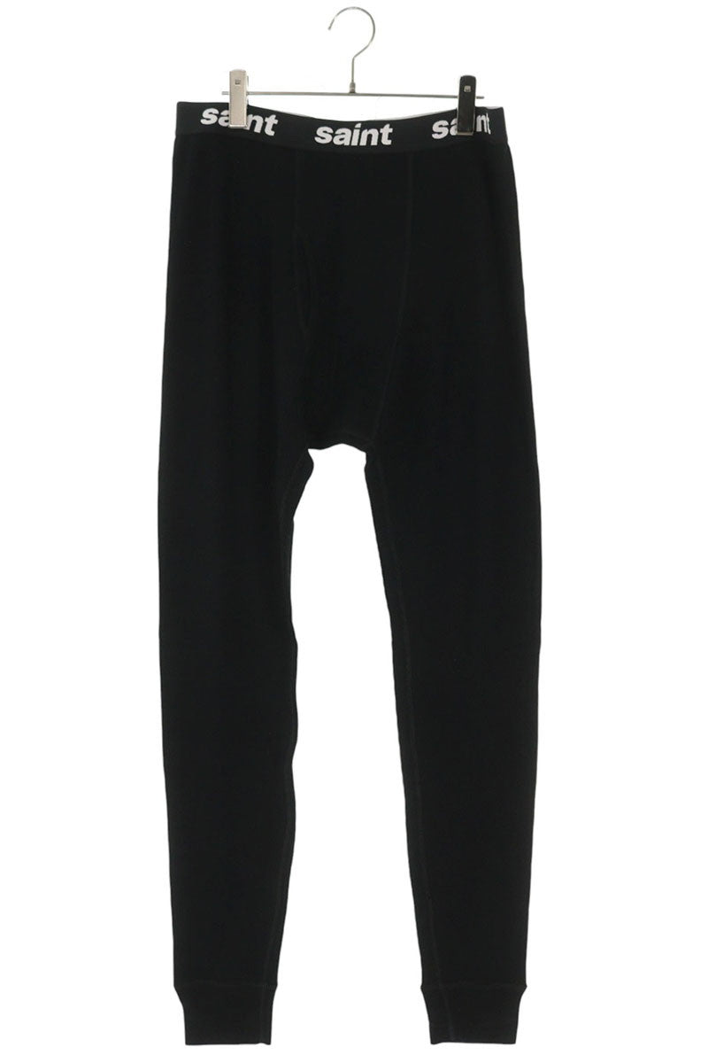 Saint Michael 25SS thermal Long Pants Black Size L
