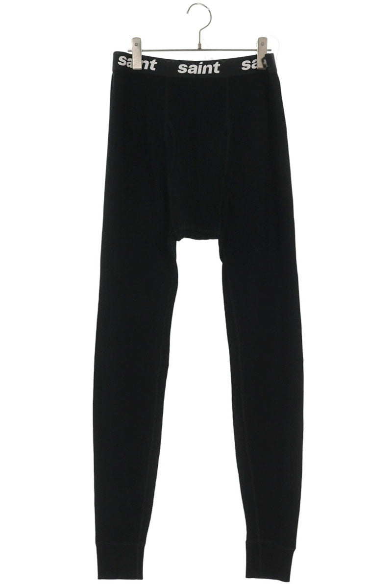 Saint Michael 25SS thermal Long Pants Black Size S