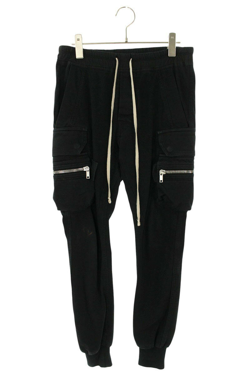 Rick Owens BA Cargo Long Pants Black Size 34
