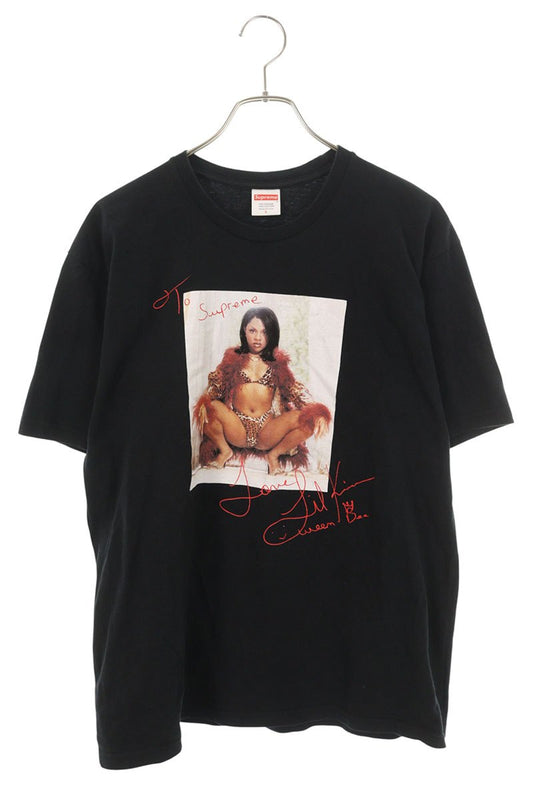 Supreme 22SS Lil Kim Tee Print T-Shirt Black Size L