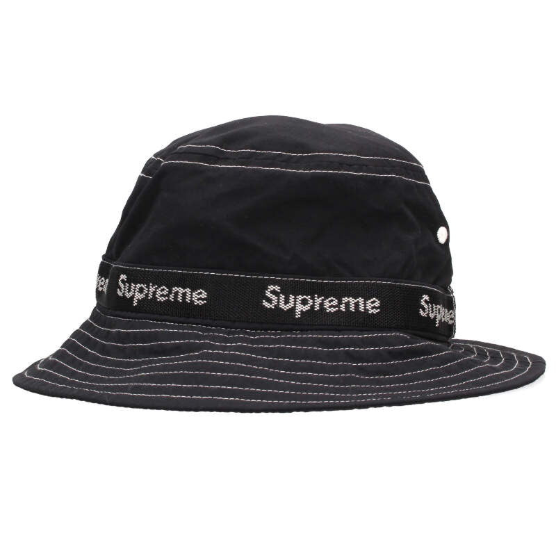 Supreme 22AW Webbing Crusher Hat Black One Size