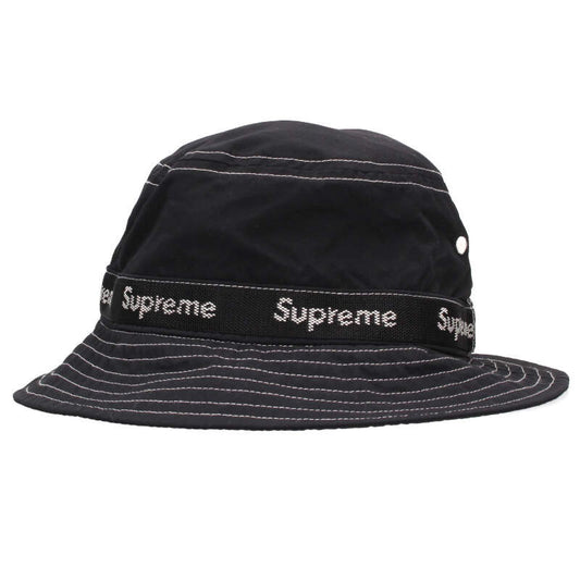 Supreme 22AW Webbing Crusher Hat Black One Size