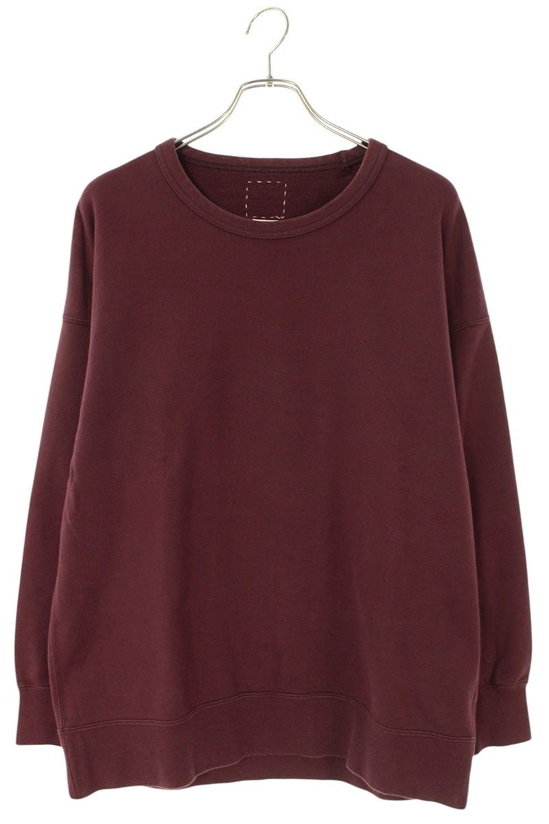 Visvim 18AW Crewneck Sweatshirt Red Size 2